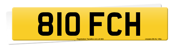 Registration number 810 FCH